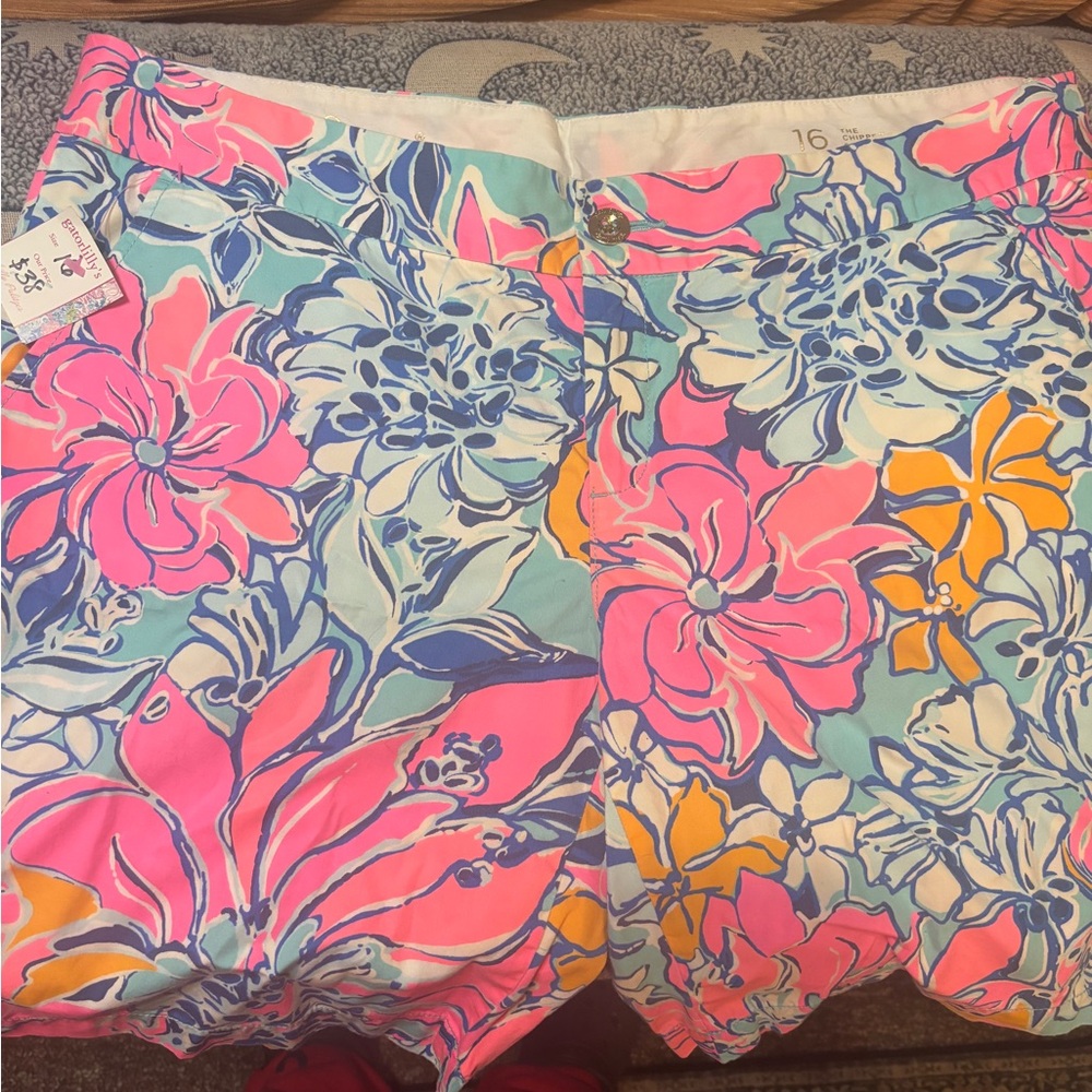 Lilly Pulitzer "The Chipper" Bermuda Shorts - Size 16 (10" Inseam)